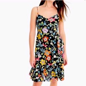 J Crew Pavilion Black Dress